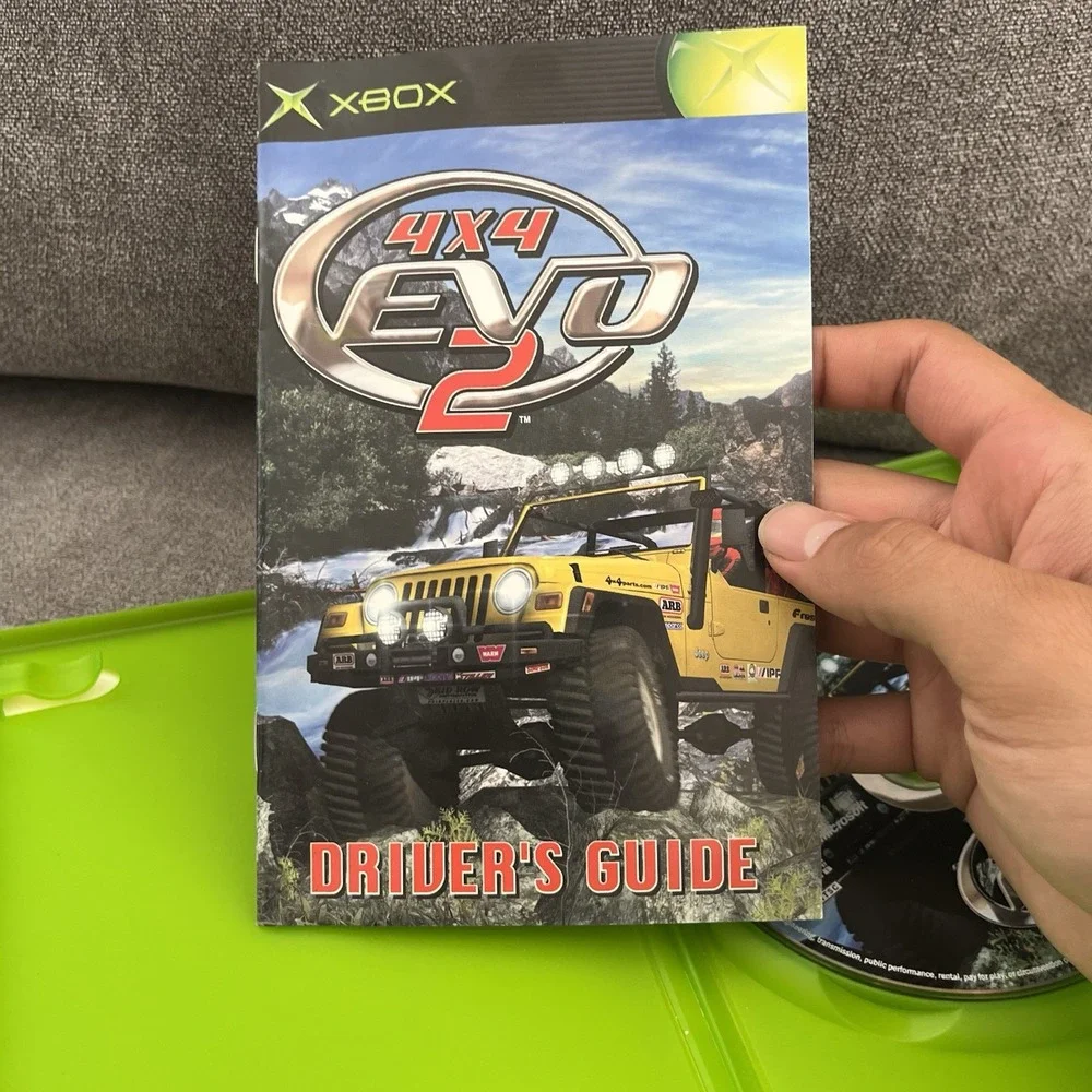 4x4 EVO 2 (Microsoft Xbox, 2001) Cib Tested Working